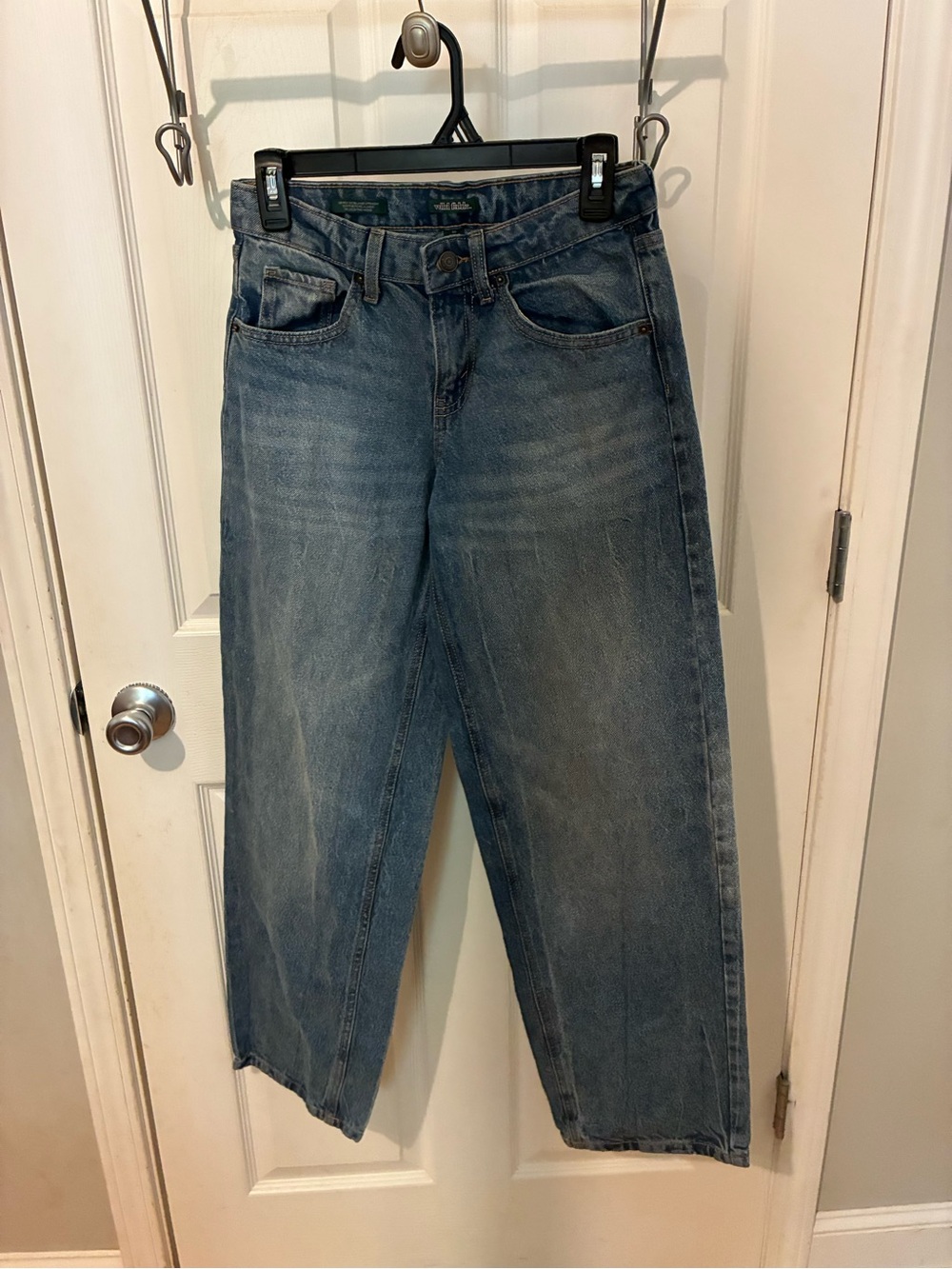 wild fable Vintage Faded Blue High-Rise Wide Leg Jeans